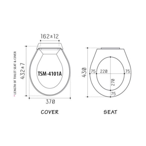 SANI-WARE Heavy Duty Toilet Seat Cover 