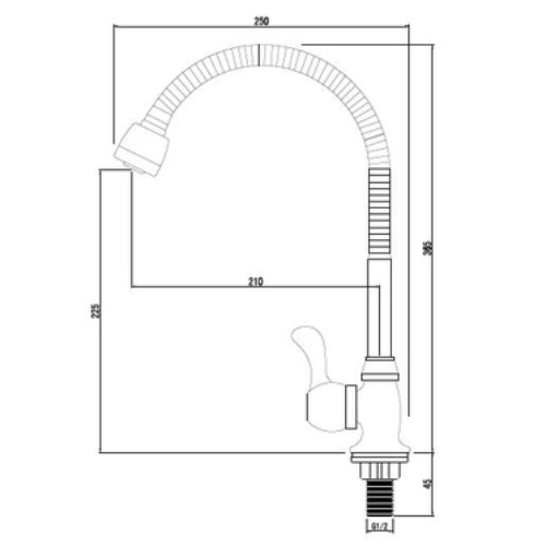 SK TAPS Flexible 360 Degrees Rotatable Sink Tap 